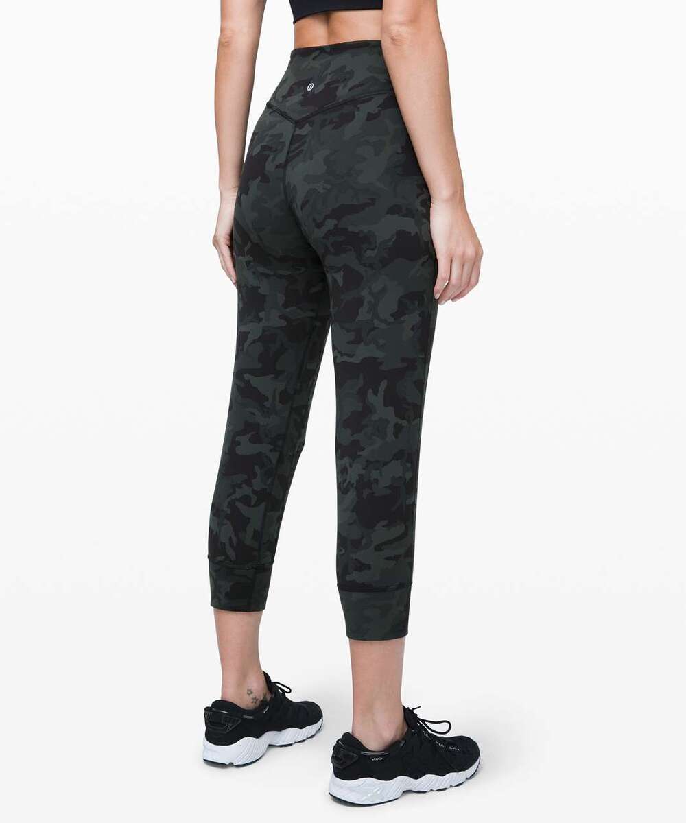 Lululemon Align Jogger Crop *23" Size 4 Nulu Camo EUC